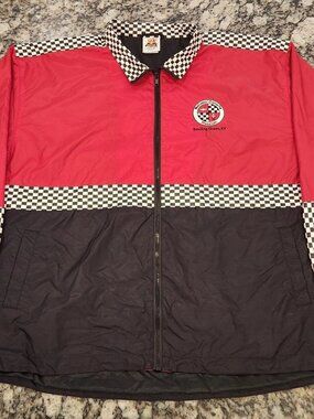 National Corvette Museum Bowling Green KY Jacket Vintage Mens XL Windbreaker EUC
